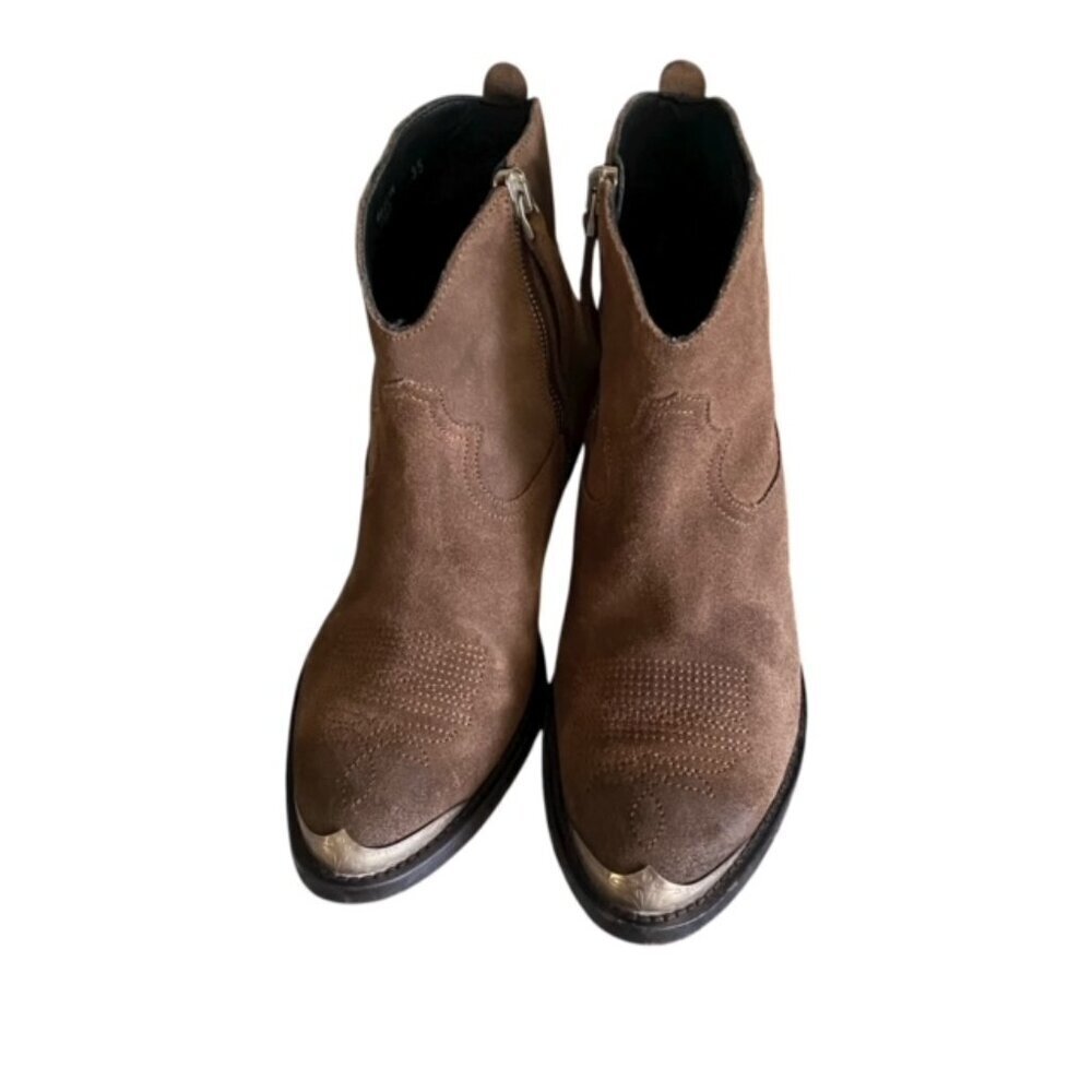 Golden Goose Young Ankle Boots in Dark Brown Suede 35 - Picture 4 of 9